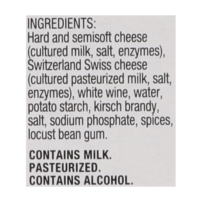 Emmi Original Swiss Cheese Fondue - 14oz - Made With Switzerland Swiss Cheese