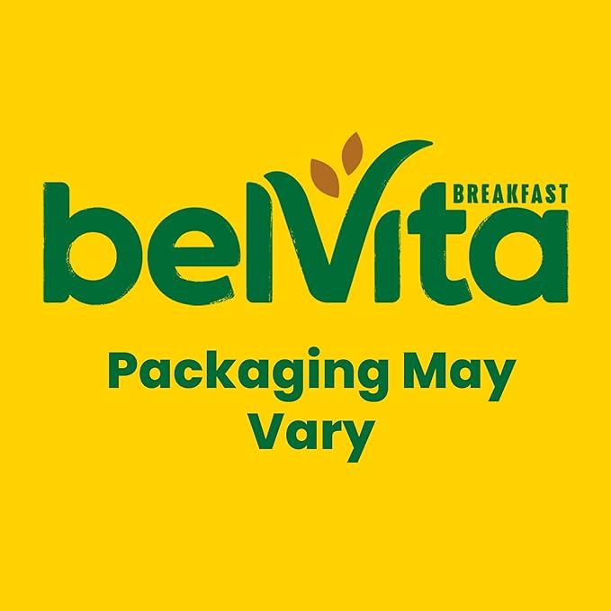 belVita Cinnamon Brown Sugar Breakfast Biscuits, Value Pack, 12 Packs (4 Biscuits Per Pack)