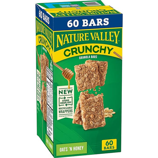 Nature Valley Crunchy Oats 'n Honey Granola Bars 30 Count