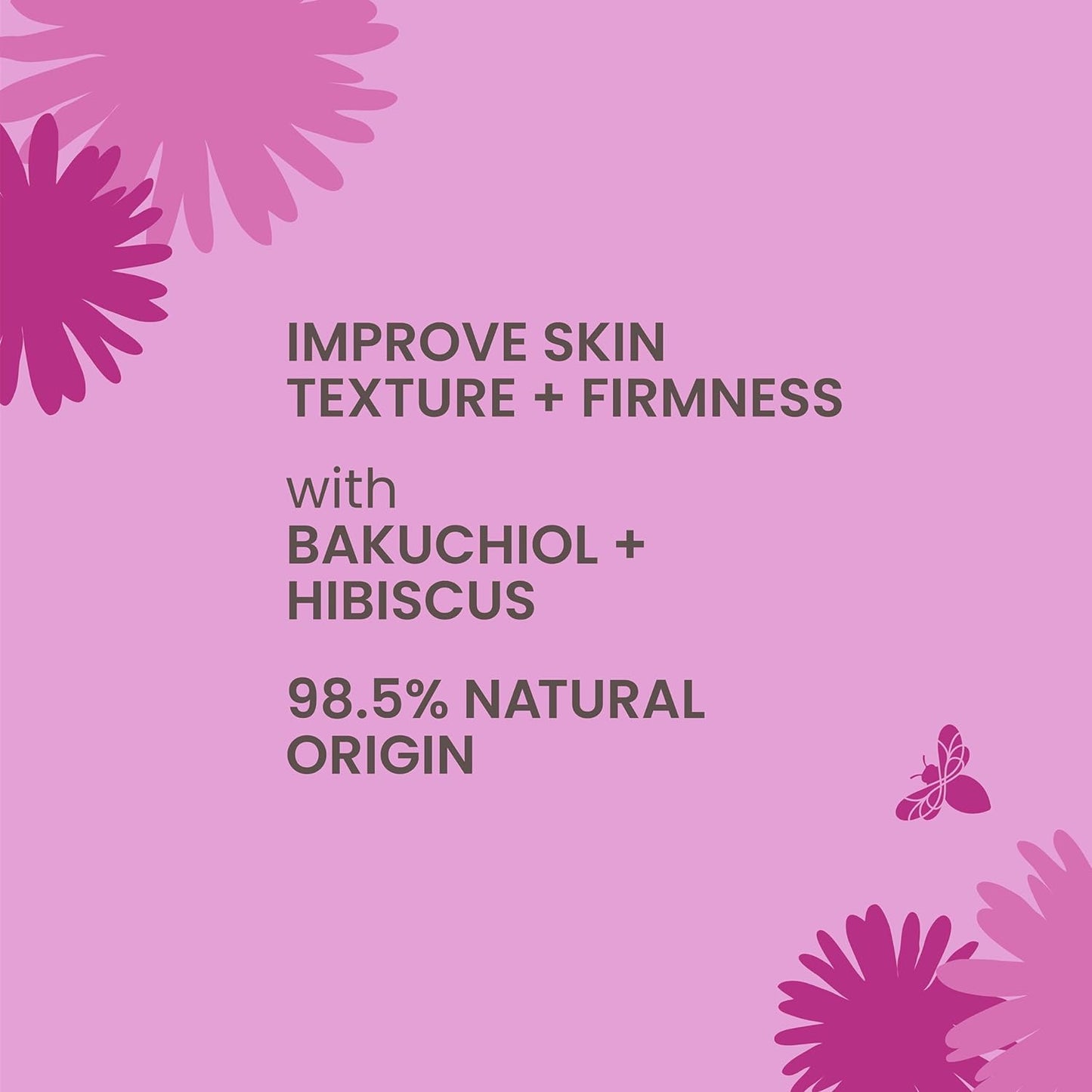 Burt's Bees Firming Collagen Face Serum, Natural Retinol Alternative Improves Skin Texture & Supports Anti-Aging, with Bakuchiol & Hibiscus, Lightweight - Firming Booster Serum (1 oz)