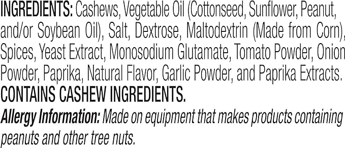 Nut Harvest Cashews, Spicy, 24 oz jar