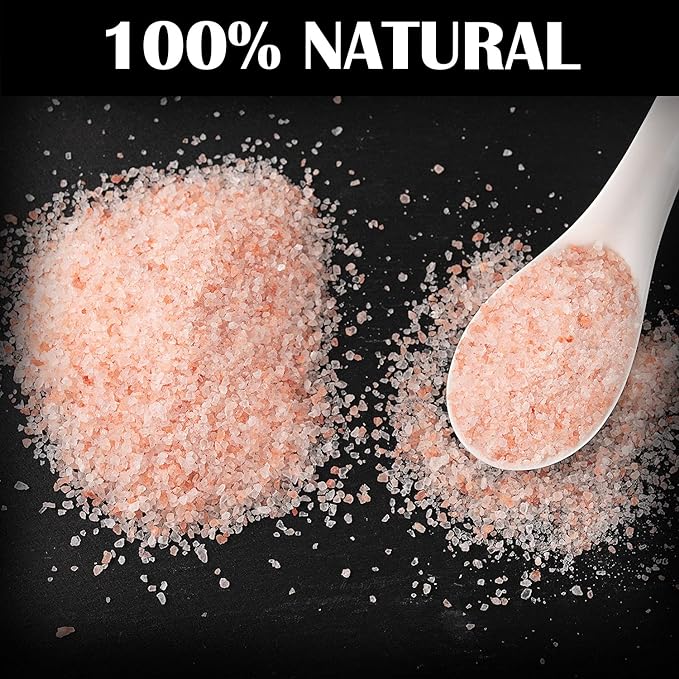 Himalayan Chef Himalayan Pink Salt Fine Grain, Plastic Jar-5 lbs