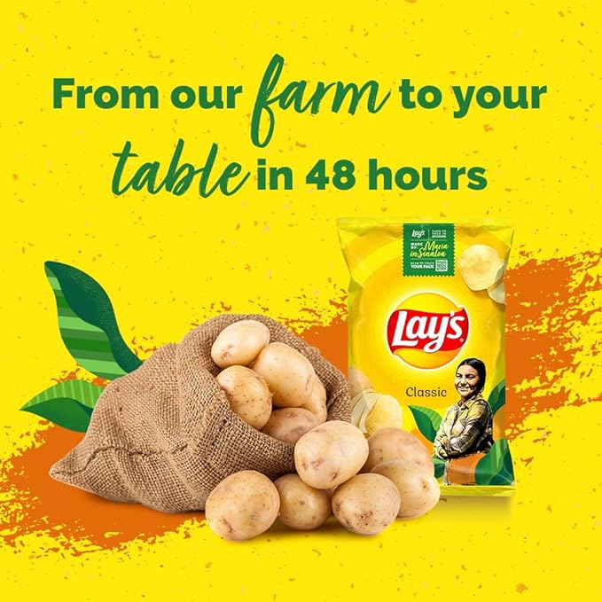 Lay's Classic Potato Chips, 1 Ounce (Pack of 40)