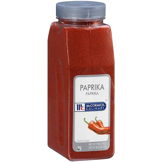 McCormick Culinary Paprika, 18 oz - One 18 Ounce Container of Sweet Paprika Seasoning