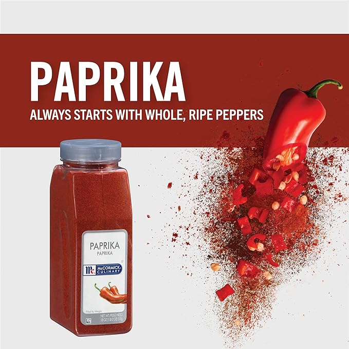 McCormick Culinary Paprika, 18 oz - One 18 Ounce Container of Sweet Paprika Seasoning