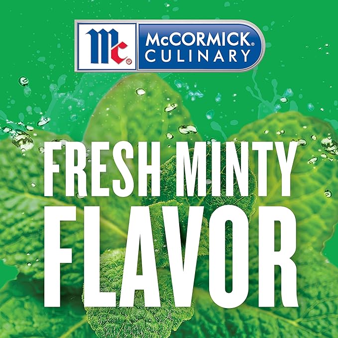 McCormick Culinary Pure Peppermint Extract, 16 fl oz - One 16 Fluid Ounce Bottle of Peppermint Extract