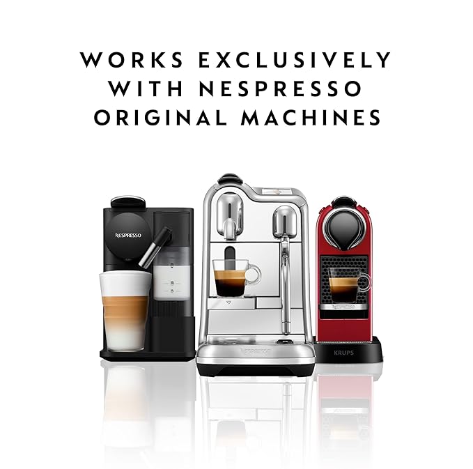 Nespresso Capsules OriginalLine, Ristretto Intenso, Dark Roast Coffee, Coffee Pods, Brews 1.35 Ounce, 10 Count (Pack of 5)