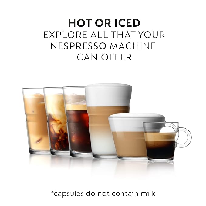 Nespresso Capsules OriginalLine, Ristretto Intenso, Dark Roast Coffee, Coffee Pods, Brews 1.35 Ounce, 10 Count (Pack of 5)