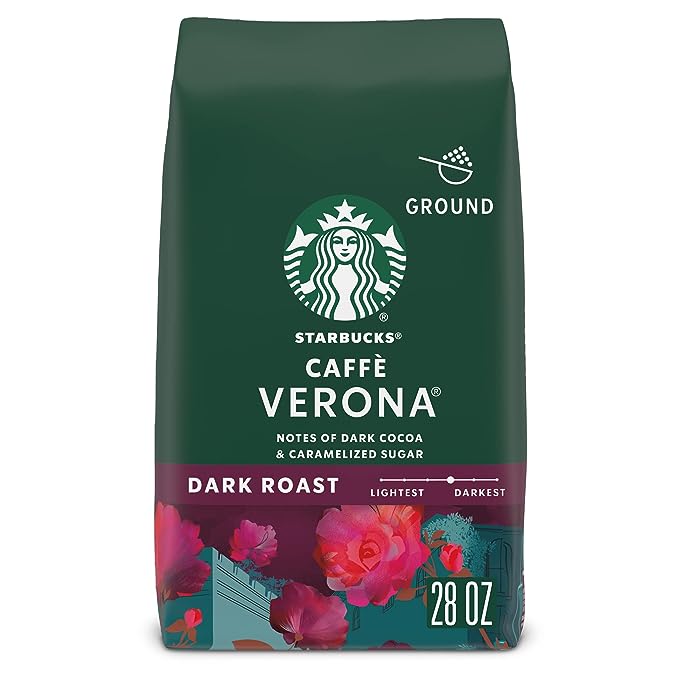 Starbucks Ground Coffee—Dark Roast Coffee—Caffè Verona—100% Arabica—1 bag (28 oz)