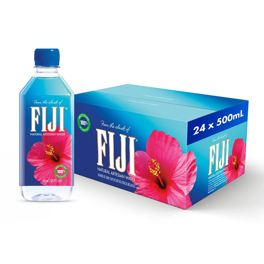 FIJI Natural Artesian Water 500 mL (Pack of 24)