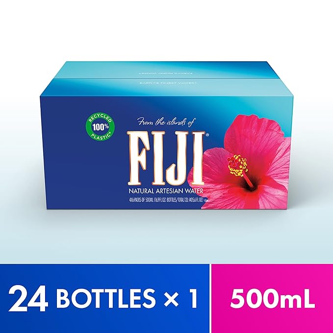 FIJI Natural Artesian Water 500 mL (Pack of 24)